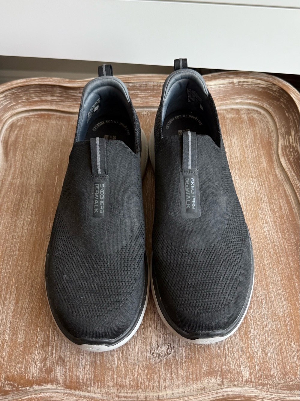 Skechers Go Walk Slip-On Sneakers for Men — Black | Size 10.5